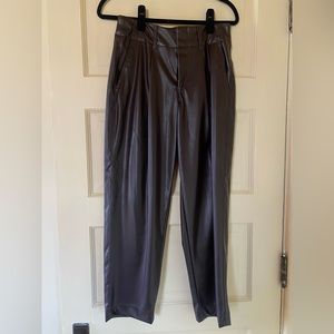 Brown Pleather Pants